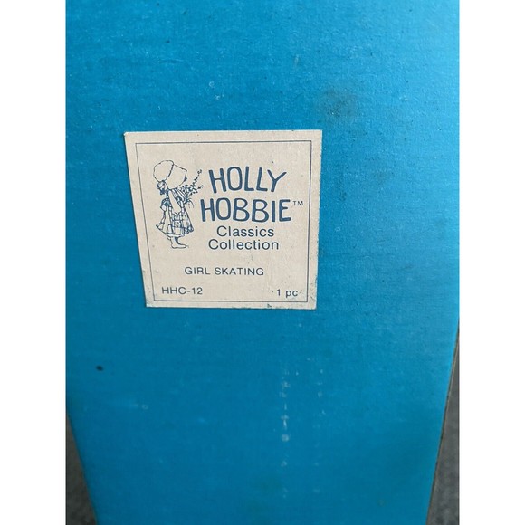 Vintage Holly Hobby “Girl Skating” Hand Painted Porcelain Figurine IOB - Picture 8 of 8